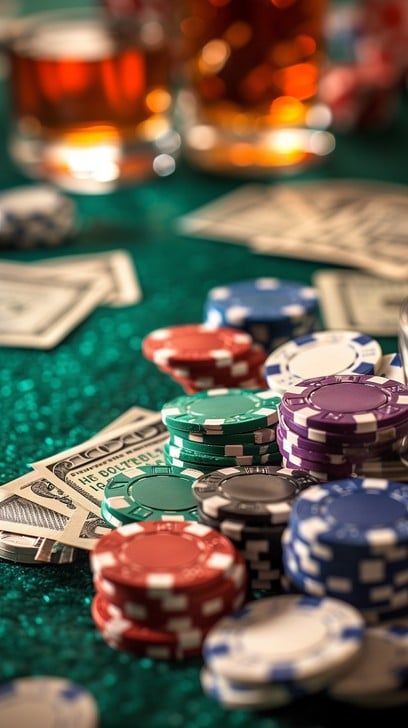 Decorative visual for live casino section